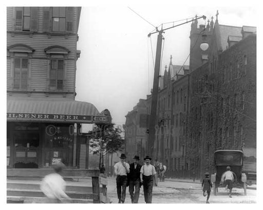 Maujen & Bushwick Ave - Williamsburg - Brooklyn, NY 1917 Old Vintage Photos and Images