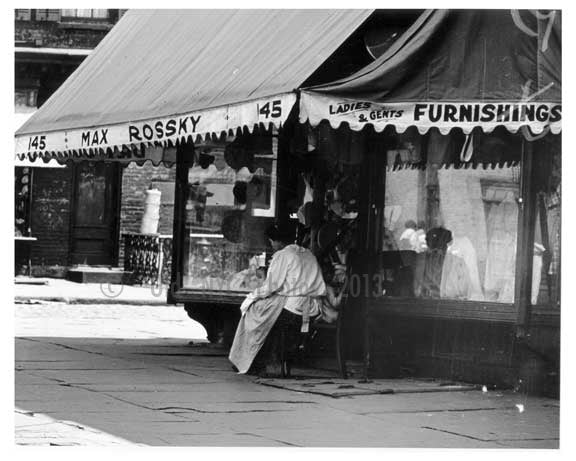 Max Rossky  - Furnishings - North 7th Street -  Williamsburg - Brooklyn, NY  1918 Old Vintage Photos and Images