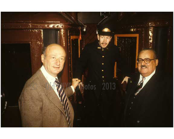 Mayor Ed Koch at Subway event 1980 Old Vintage Photos and Images