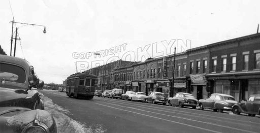 McDonald Avenue looking south to Avenue C, c.1951 Old Vintage Photos and Images