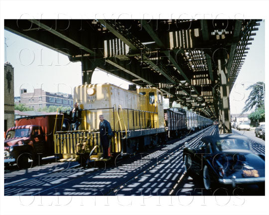 McDonald N train of Quentin Road Brooklyn, NYC 1961 Old Vintage Photos and Images