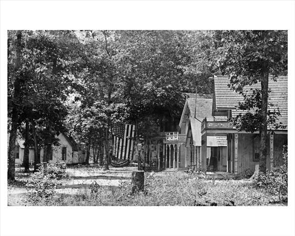 "Tiny town" Merrick Camp Ground 1906 Long Island, NY Old Vintage Photos and Images