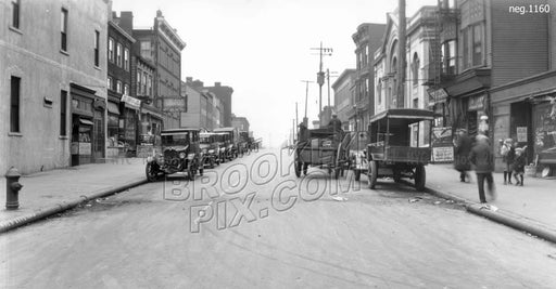 Meserole Avenue east of Manhattan Avenue, 1928 Old Vintage Photos and Images