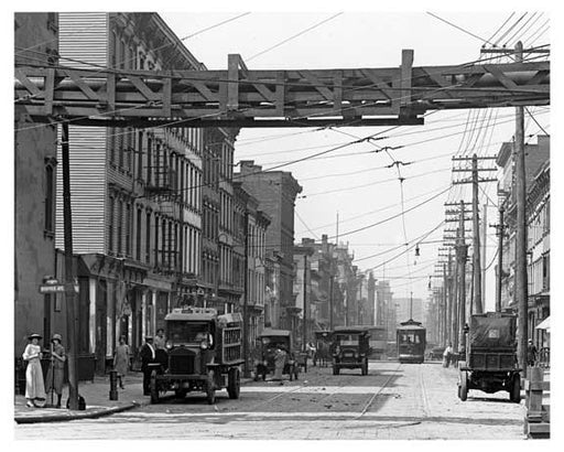 Meserole Street & Bushwick Ave - Williamsburg - Brooklyn , NY  1922 I Old Vintage Photos and Images