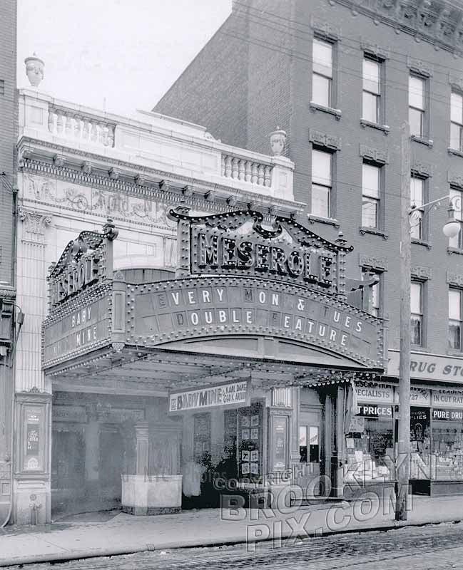 Meserole Theater, 723 Manhattan Avenue, Greenpoint, 1928 Old Vintage Photos and Images
