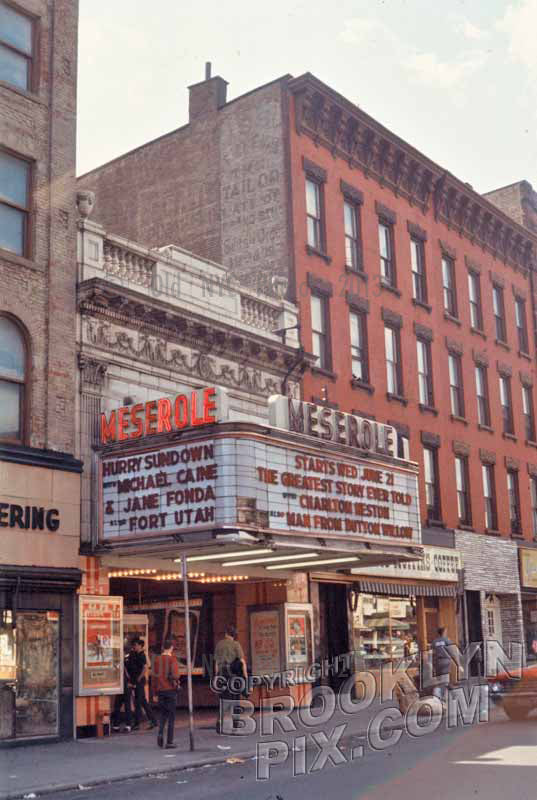 Meserole Theater, 723 Manhattan Avenue, Greenpoint, 1960s Old Vintage Photos and Images