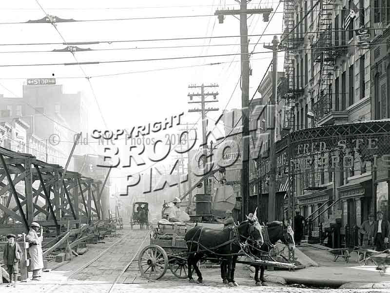 Metropolitan and Union Avenues, 1918 Old Vintage Photos and Images