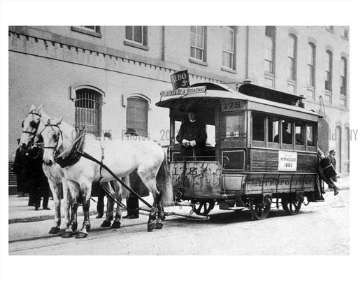 Metropolitan Ave Horse Drawn Car Old Vintage Photos and Images