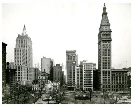 Metropolitan & Life Bldg & Tower 1928 Old Vintage Photos and Images