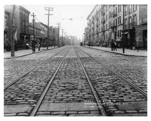 Metropolitan & Lorimer Street - Williamsburg - Brooklyn, NY 1916 IV Old Vintage Photos and Images