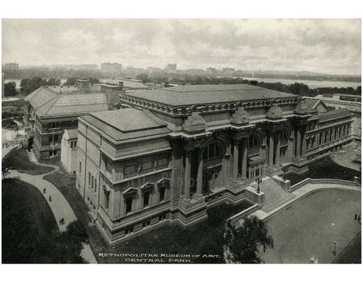 Metropolitan Museum of Art - Central Park Old Vintage Photos and Images