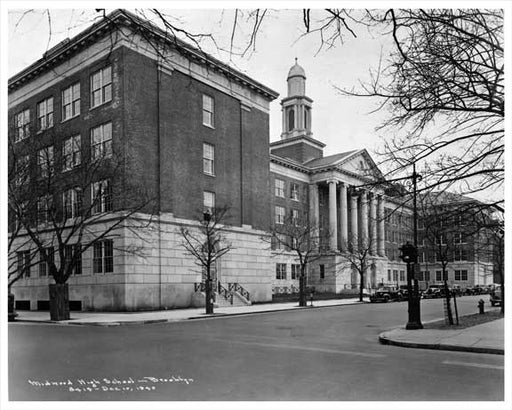 Midwood High School Dec 1940 Flatlands Brooklyn NY Old Vintage Photos and Images