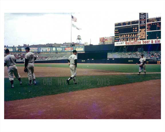 Mikey Mantle at Yankee Stadium  1958