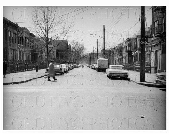 Miller Ave South facing Belmont Ave East New York 1965 Old Vintage Photos and Images
