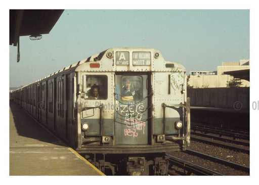 Mott Ave train Old Vintage Photos and Images