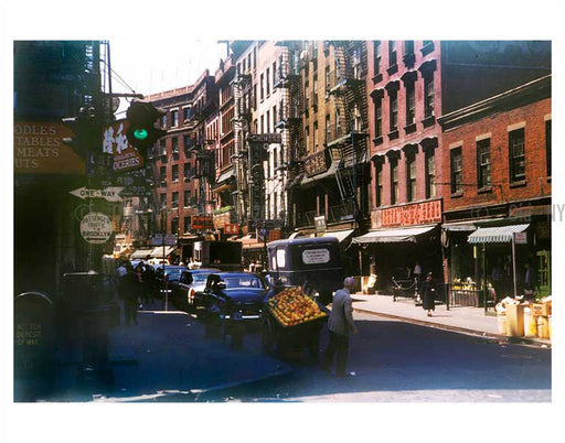 Mott Street 1954 Old Vintage Photos and Images