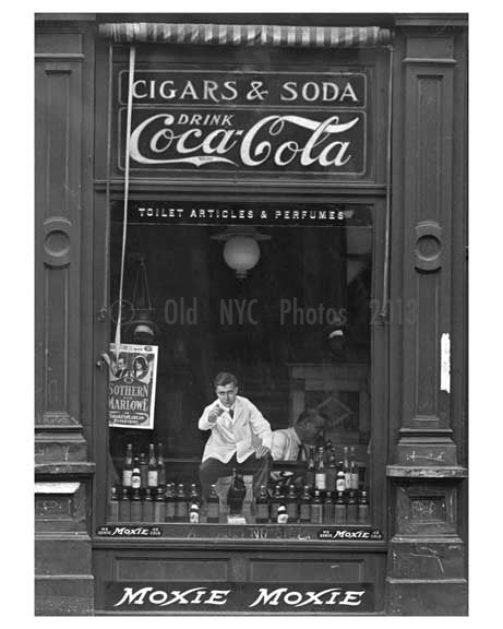 "Moxie Moxie" 1718 & 1720 Lexington Avenue & 108th Street 1911 - Upper East Side, Manhattan - NYC Old Vintage Photos and Images