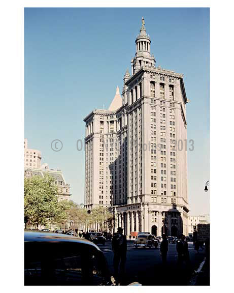 Municipal Building Civic Center Downtown Manhattan- New York, NY Old Vintage Photos and Images