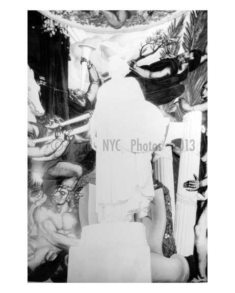 Mural at the Worlds Fair 1939 - Flushing - Queens - NYC Old Vintage Photos and Images