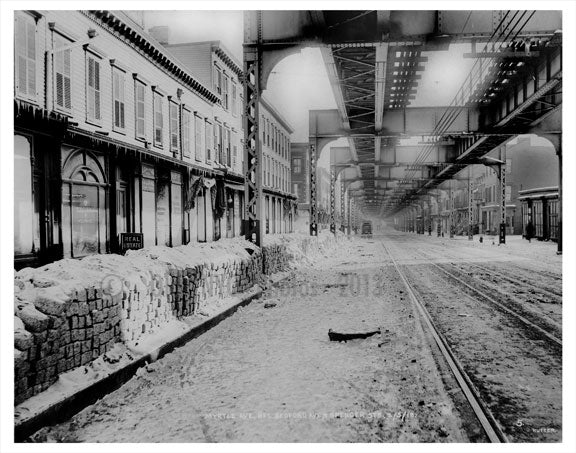 Myrtle Ave between Bedford & Spencer St. 1918 Old Vintage Photos and Images