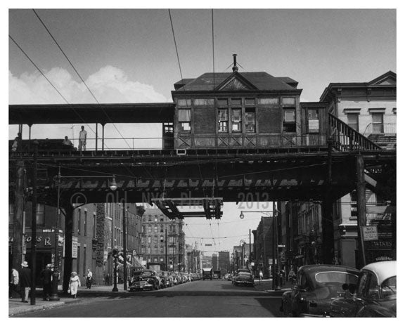 Myrtle Ave L - Bedford-Stuyvesant - Brooklyn NY Old Vintage Photos and Images