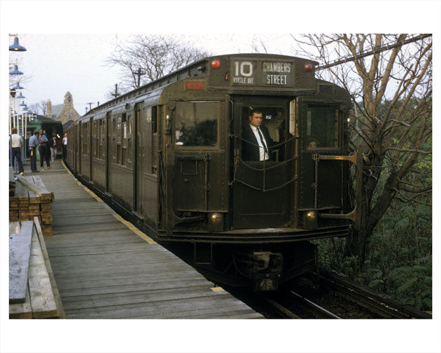 Myrtle Avenue Chambers Street Train Old Vintage Photos and Images