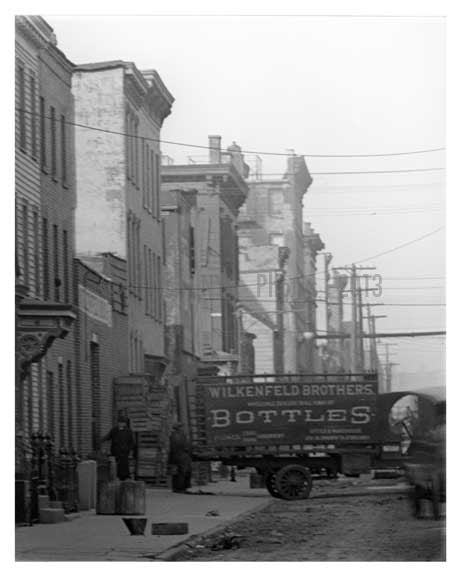 N 7th Street at Roebling  - Williamsburg - Brooklyn, NY  1921 B Old Vintage Photos and Images