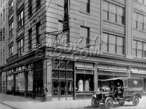 Namm's Department Store at northeast corner of Court and Livingston Streets, 1916 Old Vintage Photos and Images