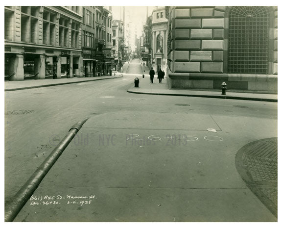 Nassau Street 1928 Old Vintage Photos and Images