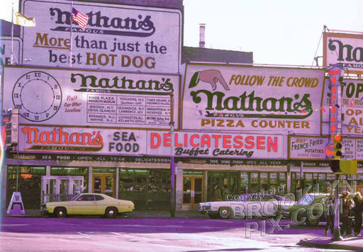 Nathan's Famous Coney Island NY Old Vintage Photos and Images