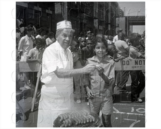 Nathans Famous Brownsville Powell St with kid Old Vintage Photos and Images