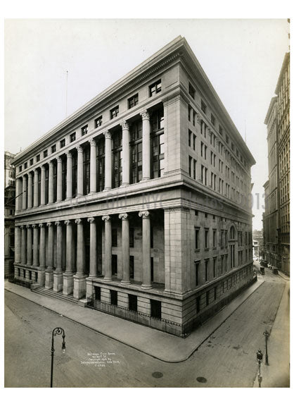 National City bank 52 Wall Street  1909 Old Vintage Photos and Images