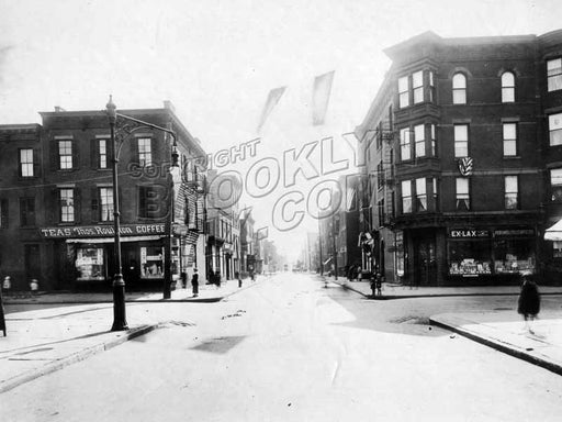 Nevins Street looking south to Wyckoff Street, 1918
