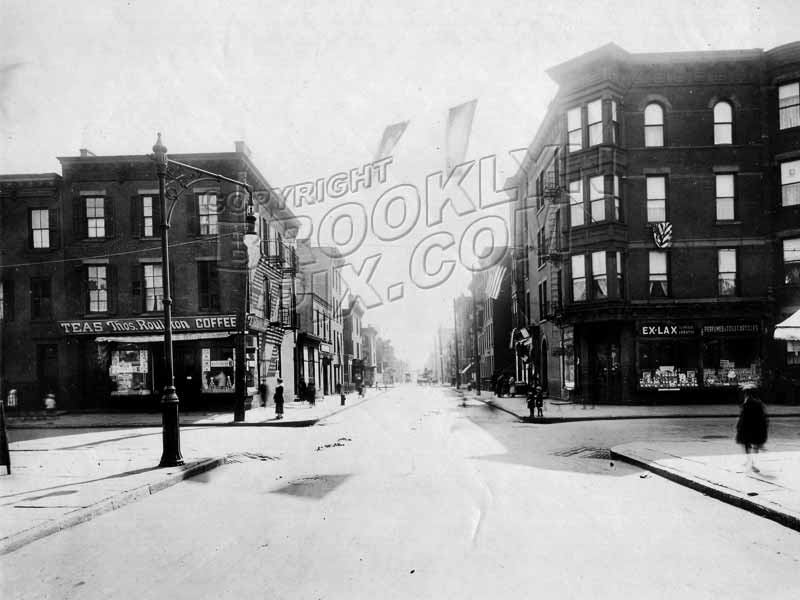 Nevins Street, south from Wyckoff Street, 1918 Old Vintage Photos and Images