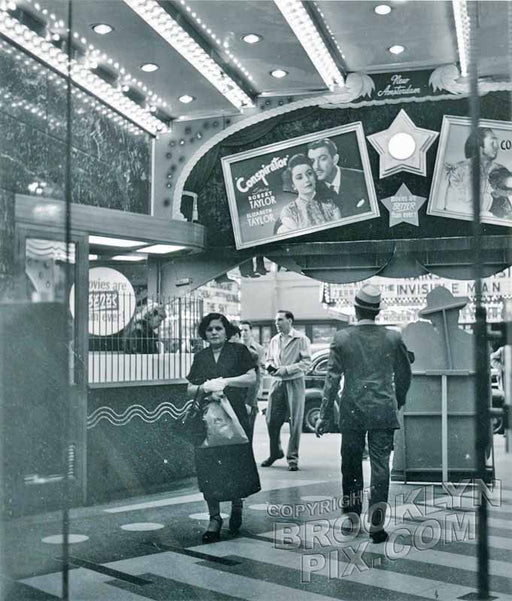 New Amsterdam Theater lobby, 1949 Old Vintage Photos and Images