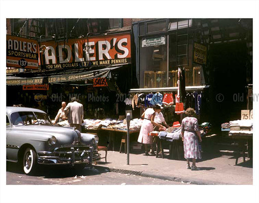 New York  1950's  Adler's Store front Old Vintage Photos and Images