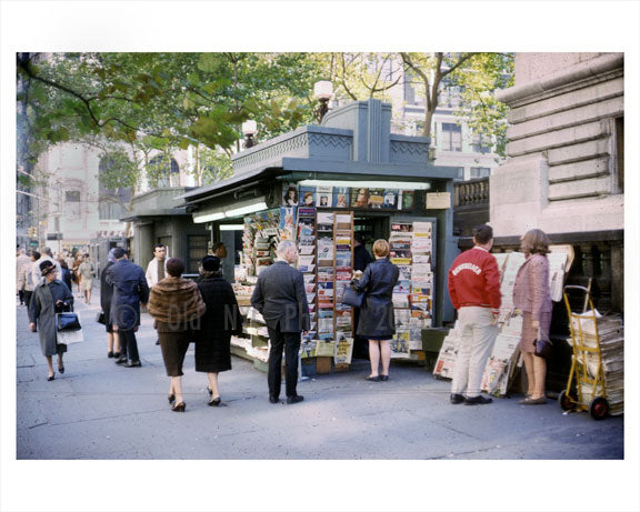 Newsstand East 42nd Street Old Vintage Photos and Images