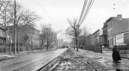 Ninth Street looking southeast to Fourth Avenue (Gowanus), 1918 A Old Vintage Photos and Images