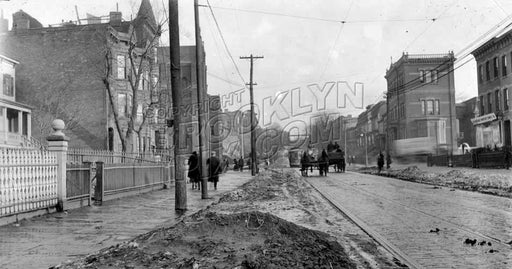 Ninth Street looking southeast to Fourth Avenue (Gowanus), 1918 B Old Vintage Photos and Images