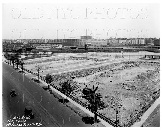 North East from McCombs Place & 151th Street Bronx NYC 1930 Old Vintage Photos and Images