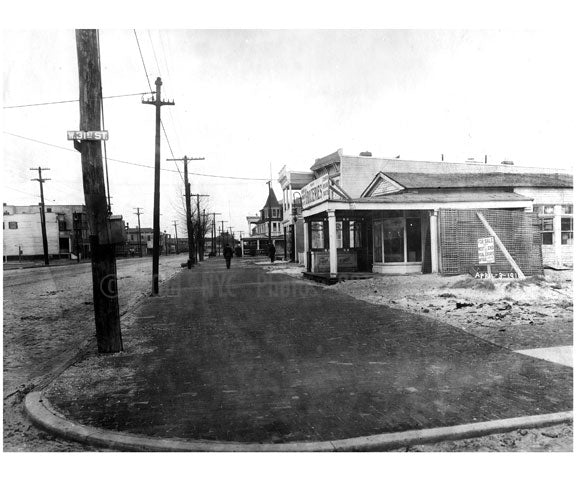 North side of Surf Ave looking west from West 31st Street Old Vintage Photos and Images