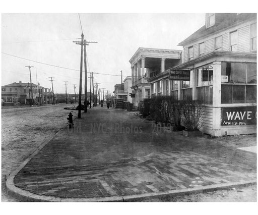North Side of Surf Avenue looking west from W. 32nd street 1914 Old Vintage Photos and Images
