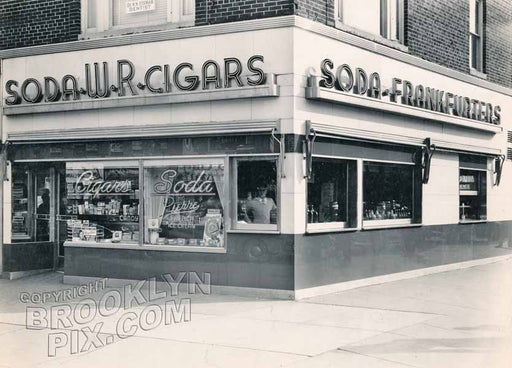 Northeast corner, Hot and Wyckoff Streets, 1948 Old Vintage Photos and Images