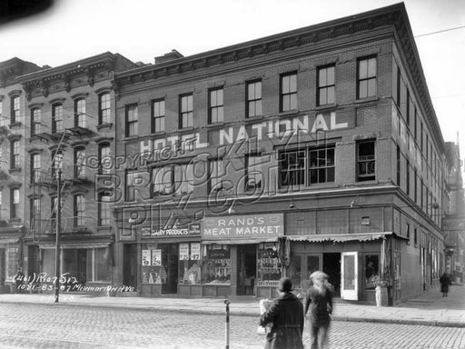 Northwest corner of Manhattan Avenue corner Dupont Street, 1928 Old Vintage Photos and Images