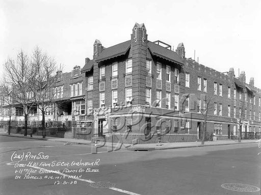 Northwest corner Windsor Place and 11th Avenue, 1928 Old Vintage Photos and Images