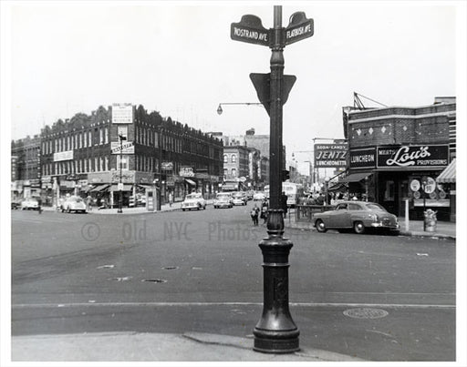 Nostrand Ave & Flatbush Ave Old Vintage Photos and Images