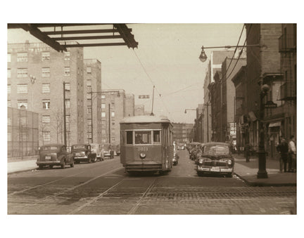 Nostrand Ave & Myrtle Ave 1950 Bedford-Stuyvesant Brooklyn NY Old Vintage Photos and Images