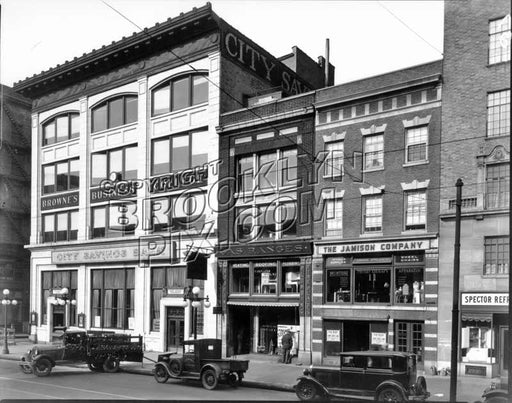 Numbers 33-11 Lafayette Avenue, 1929 Old Vintage Photos and Images