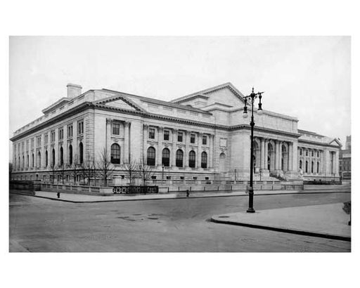 NY Public Library Midtown Manhattan - NYC Old Vintage Photos and Images