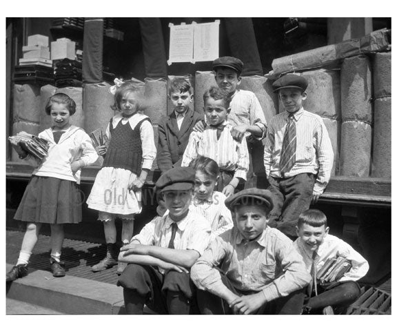 NYC kids Manhattan  Old Vintage Photos and Images